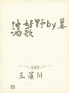他好野by暮色酒歌封面
