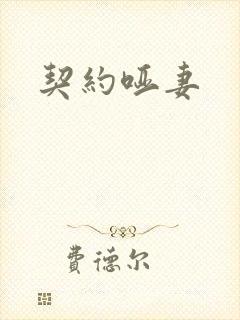 契约哑妻封面