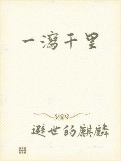 一泻千里封面