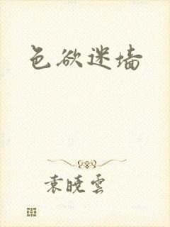 色欲迷墙封面