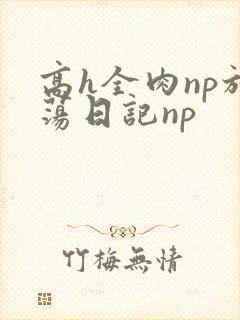 高h全肉np放荡日记np