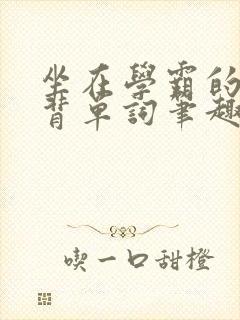 坐在学霸的鸡上背单词笔趣阁