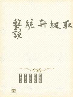 系统升级取液小说封面