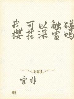 我可以触碰你的樱花深处吗封面
