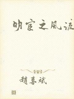 明宦之风流无边封面