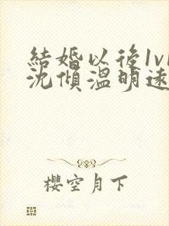 结婚以后1v1沈倾温明远封面