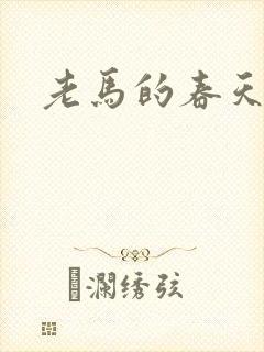 老马的春天封面