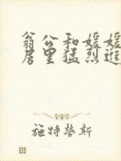 翁公和媛媛在厨房里猛烈进出