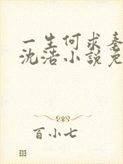 一生何求秦菲雪沈浩小说免费阅读全文