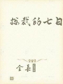 总裁的七日索情封面