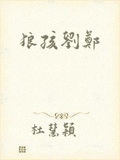 狼孩刘郑封面