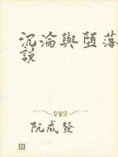 沉沦与堕落的小说