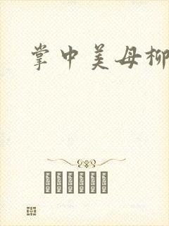 掌中美母柳玉茹封面