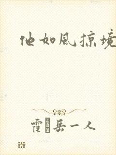 他如风掠境