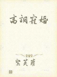 高调宠婚