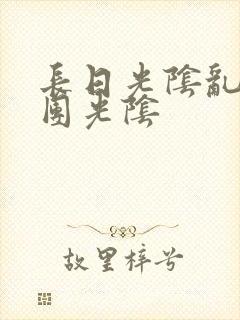 长日光阴乱作一团光阴