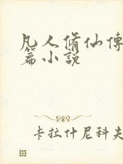 凡人修仙传人界篇小说