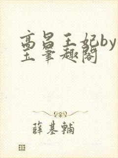 高昌王妃by黛玉笔趣阁封面