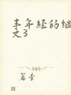 丰年经的继拇中文3封面
