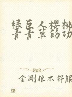 绿巨人樱桃荔枝青青草的功效