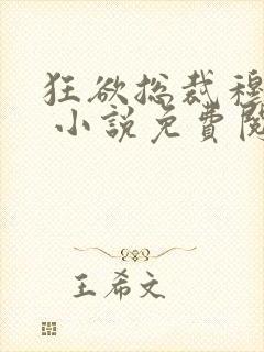 狂欲总裁穆非雪 小说免费阅读