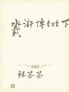 水浒传txt下载封面