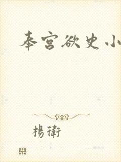 奉宫欲史小说封面