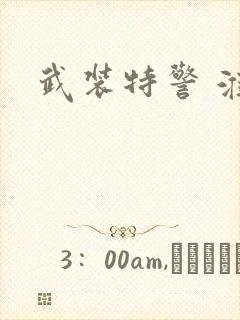 武装特警 淮上