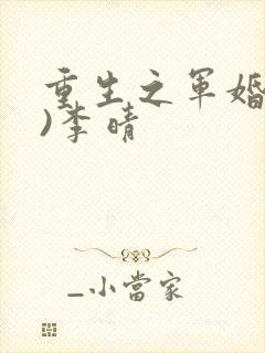 重生之军婚(h)李晴