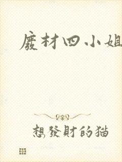 废材四小姐封面