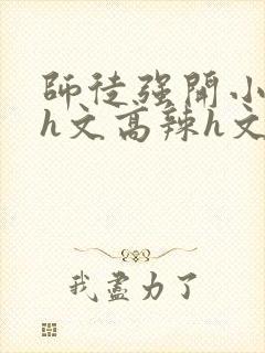 师徒强开小嫩苞h文高辣h文