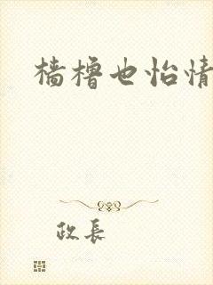 樯橹也怡情封面