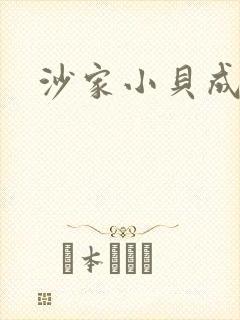 沙家小贝成长记封面