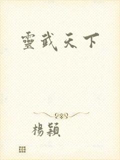 灵武天下封面