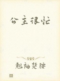 公主很忙封面