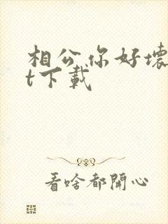 相公你好坏txt下载封面