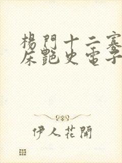 杨门十二寡妇肉床艳史电子书封面