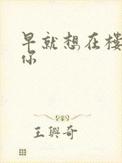 早就想在楼梯要你