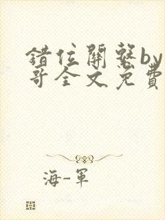 错位关系by东哥全文免费阅读