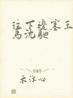 往下边塞玉器骑马沈驰