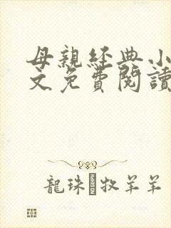母亲经典小说全文免费阅读