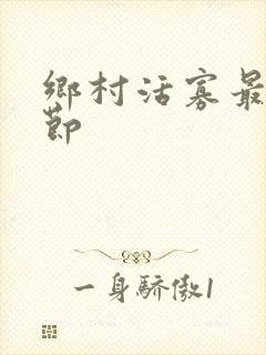 乡村活寡最新章节