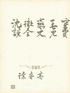 沈微燕王穿越小说全文免费阅读