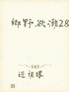 乡野欲潮28章