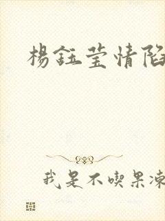 杨钰莹情陷红楼封面
