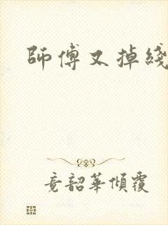 师傅又掉线了封面