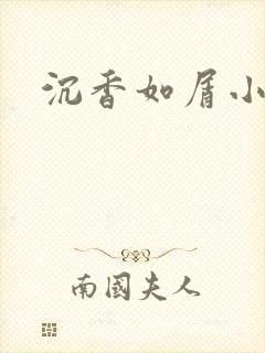 沉香如屑小说