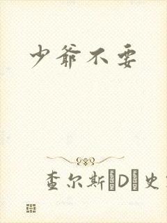 少爷不要