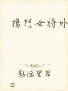 杨门女将外传