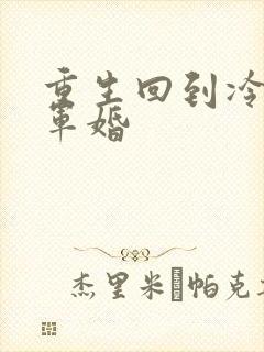 重生回到冷战前军婚